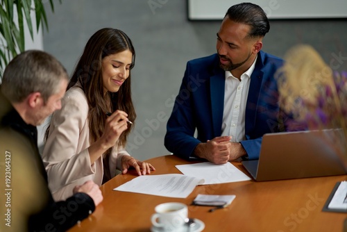Woman after she signed the contract to buy a home
