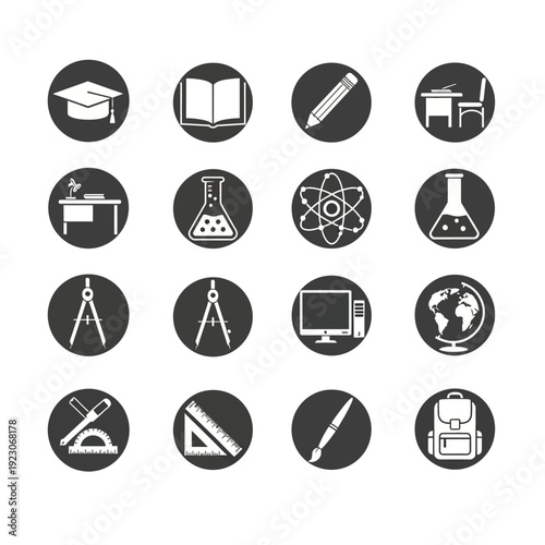 Set of Education and Science Icons 2.