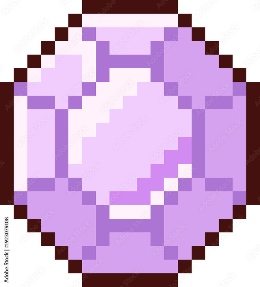 Fototapeta premium Cute girlish pixel icon