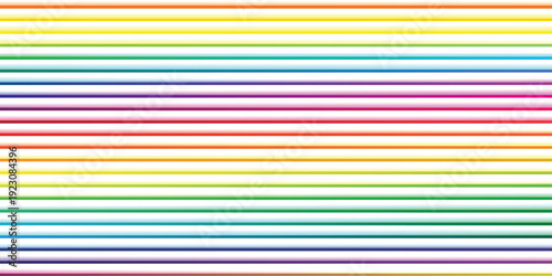 Corrugated rainbow-painted metal surface