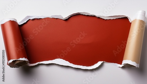 Torn Paper Speech Bubble Isolated On Transparent Background