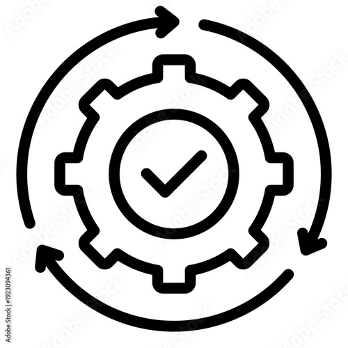 Photos execution outline icon
