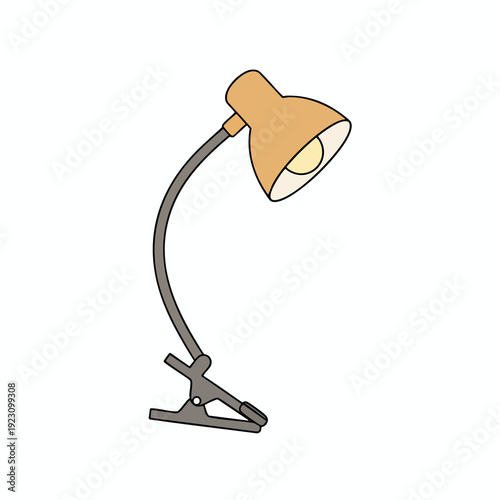 Adjustable Desk Lamp with Flexible Arm for Workspace and Office Lighting