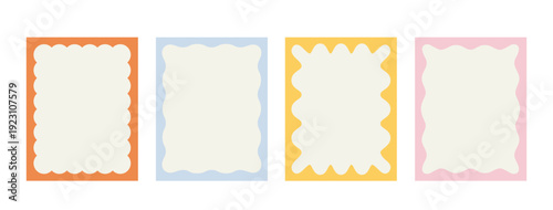 Tableau sur toile Invitations frames set
