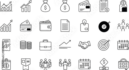 A repeating pattern of black lightning bolt symbols on a white background