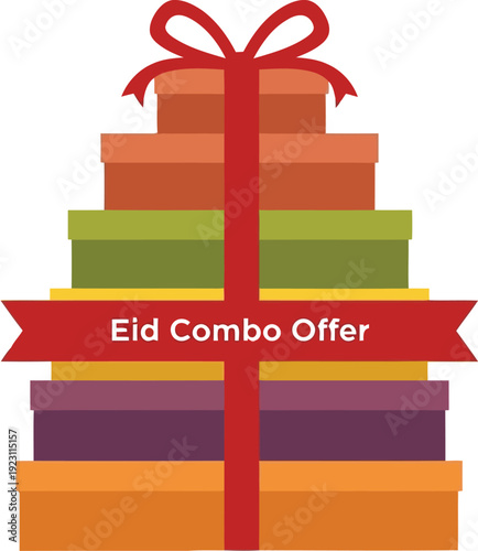 Colorful Eid Combo Offer with Gift Boxes for Festive Celebrations
