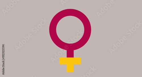 Female gender symbol representing women and femininity.