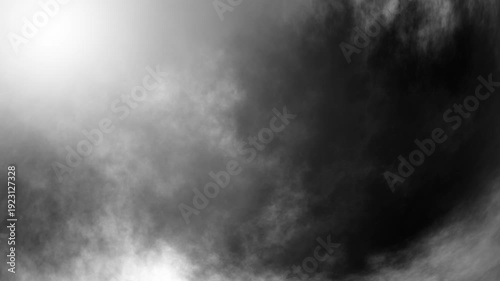 smoke on black background