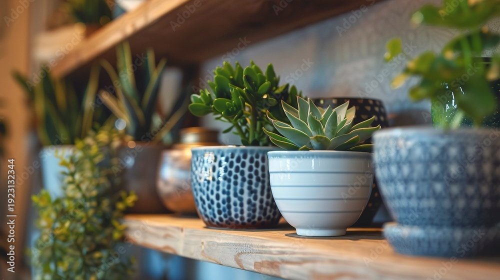 Fototapeta premium A photo of decorative indoor planters