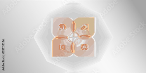 Colorful abstract background, digital illustration. Creative startup concept vector illustration, abstract collaboration shapes, modern flat design.