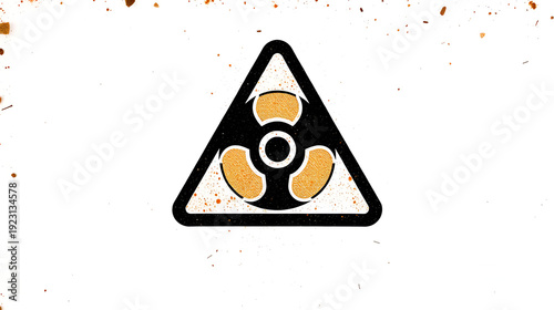 ISO warning safety signs_warning ; oxidizing substance symbol and pictogram only size 1 x 1 x 1 triangular shape