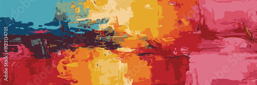 Brush painting. Artistic canvas mix form. Oil art matrix. 2d illustration. Texture backdrop. Creative chaos structure element material creation bitmap figures. Acrylic vivid variety sketch contour.