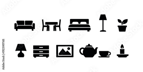 Fitness and gym solid icon set. Workout, exercise, health icons solid collection