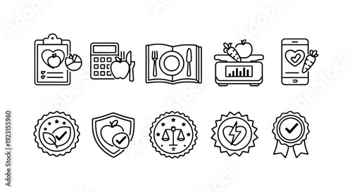Media, multimedia flat icon set. Audio, video, technology icons flat collection