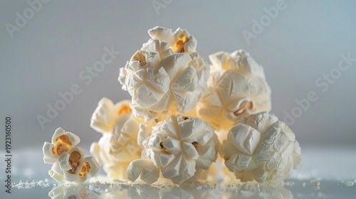 A photo of gourmet popcorn with cheese flavor.