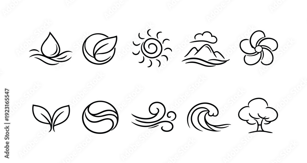 Obraz premium Communication, messaging flat icon set. Chat, social media, network symbols collection