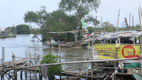 fishing boats in the harbor