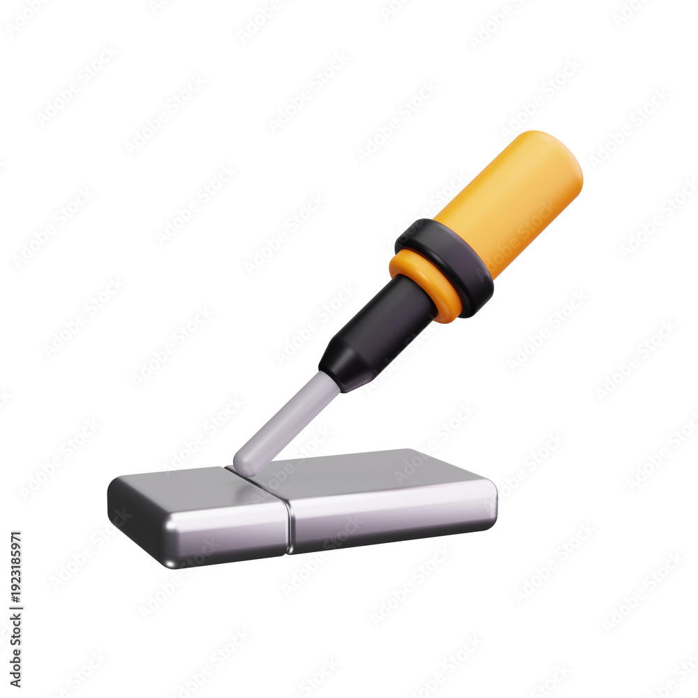 Fototapeta premium Rapair 3D Illustration Icon 
