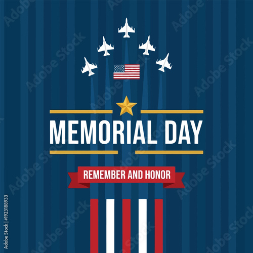 Memorial Day Remembrance and Honor Banner