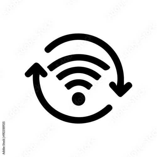 WiFi Connection Refresh Icon
