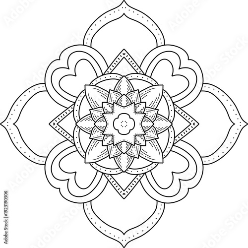 abstract floral pattern