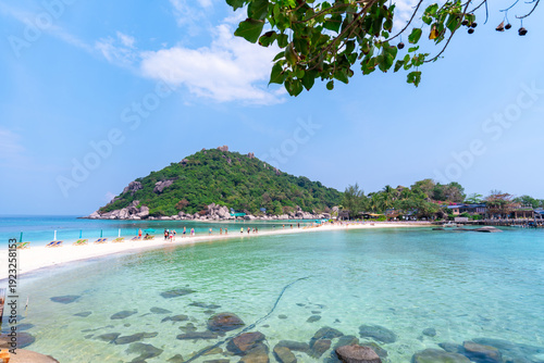 Tableau sur toile The most beautiful viewpoints of Koh Nangyuan, koh tao Thailand.