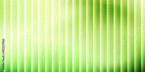 Dark green neon gradient ribbed glass. Vector ribbed glass texture background. Mesh gradient. acrylic ribbed bath surface. Reeded glass background semitransparent overlay. Bath wall window