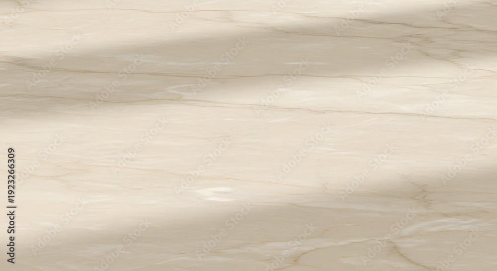 Obraz premium A close-up view of a beige marble surface with subtle veining