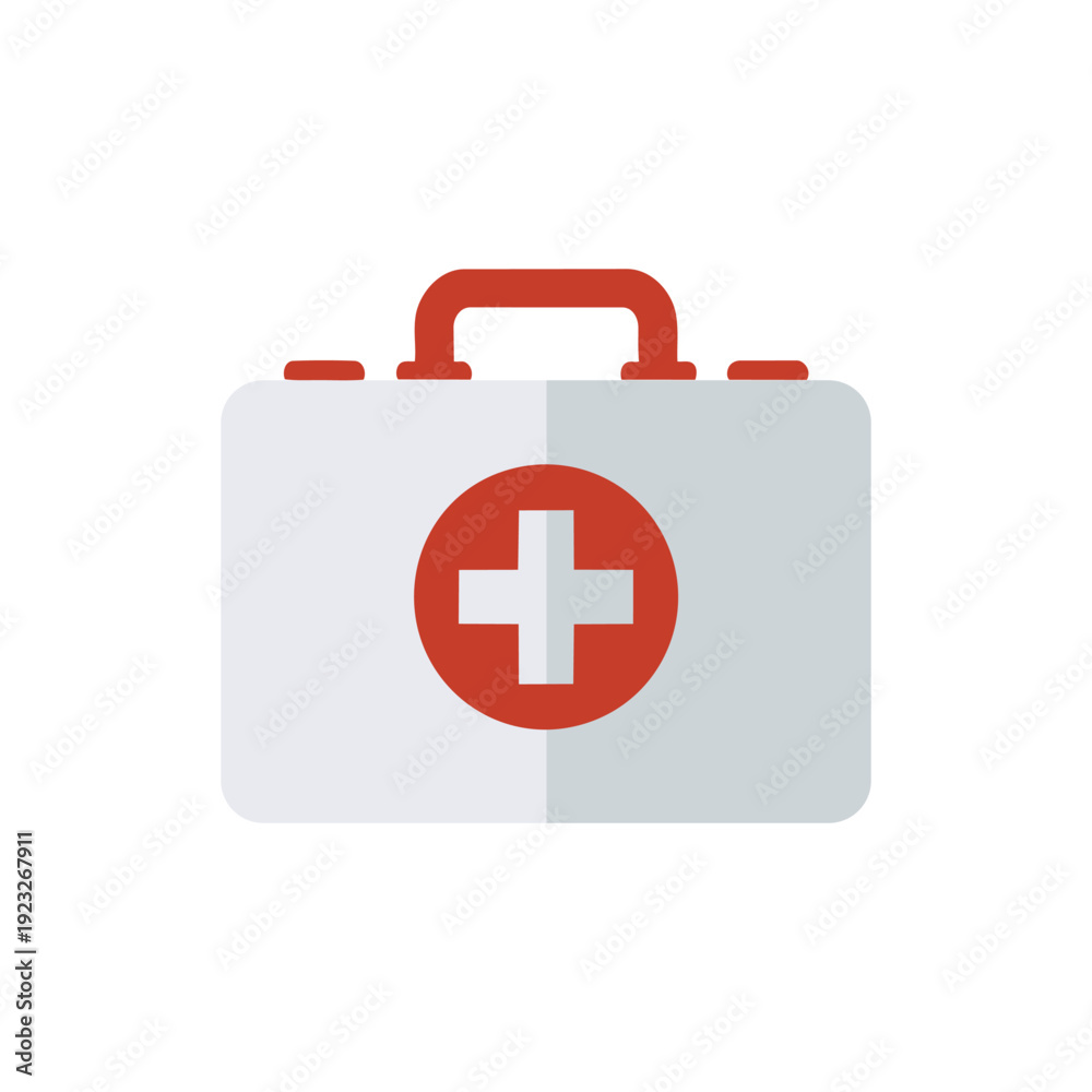 Obraz premium First Aid Kit construction icon. Building and engineering equipment