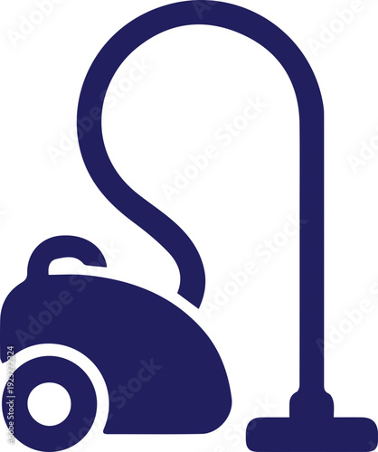 Vacuum Cleaner and Cleaning Equipment Silhouette Icon Set