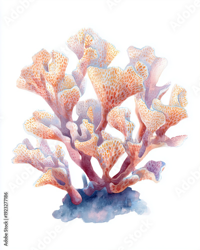 Wallpaper Mural Watercolor Sea Animals and seaweed Set – Underwater Clipart Collection Torontodigital.ca