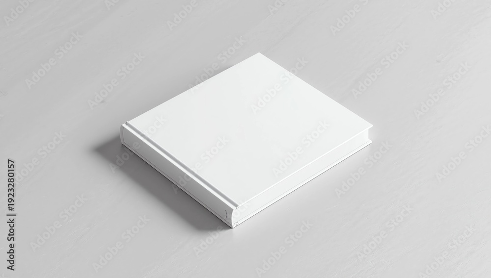 Fototapeta premium Template of book for design. Reading and education