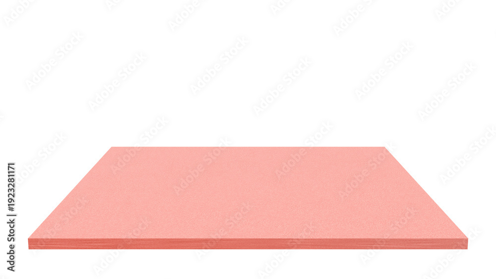 Fototapeta premium Blank Pink Rectangular Surface on Black Background