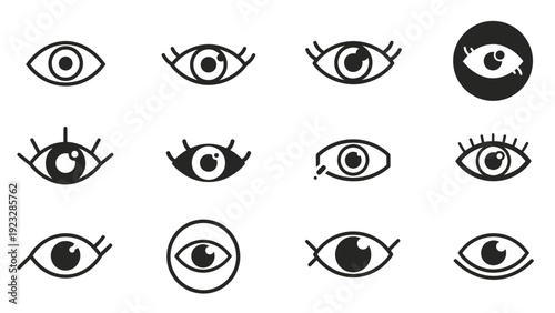 Collection of Various Human Eyes.