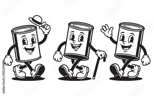 can funny cartoon mascot character