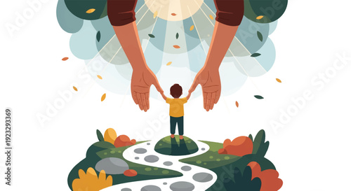 Guiding Hands: Nurturing Childhood and Future Growth with Protection