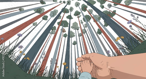 Nurturing Future Paths: A Parent's Guiding Hand in a World of Natural Wonder