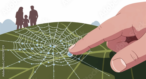 Gentle Discovery: Family Connection to Nature's Delicate Balance