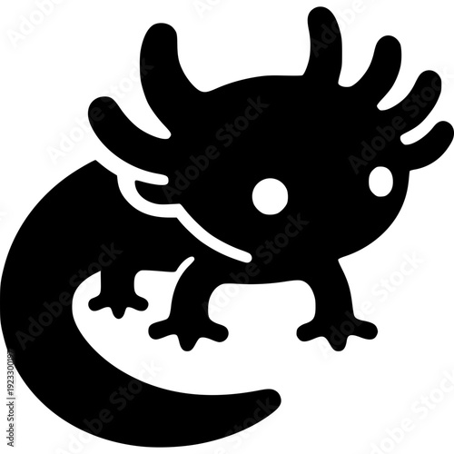 Axolotl Vector Icon