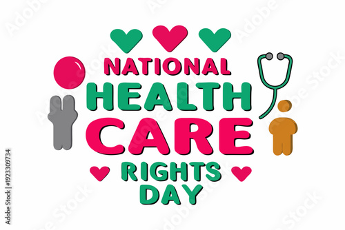 Health Care Rights Awareness Vector Illustration, Public Health Concept