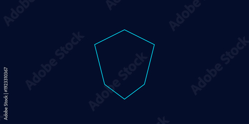Cyber Security Shield Protection Technology Background Vector