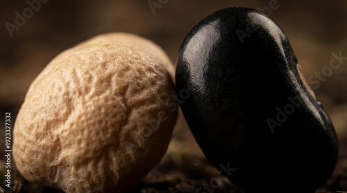 Close-up of a Chickpea and ...