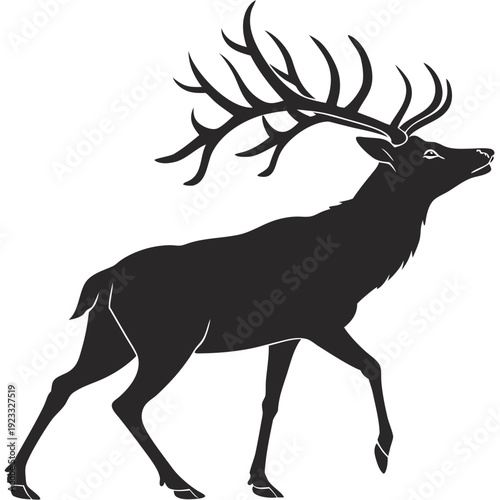 deer silhouette vector