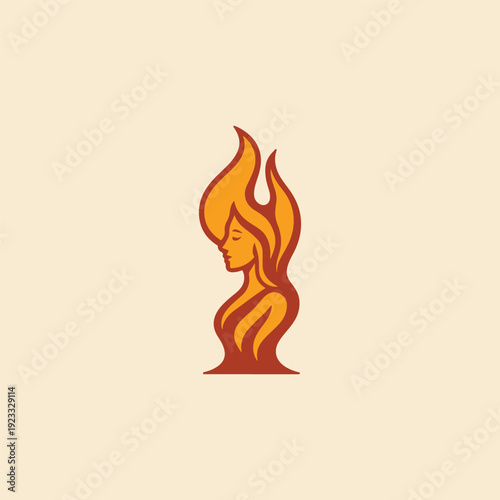 Flame Goddess Logo