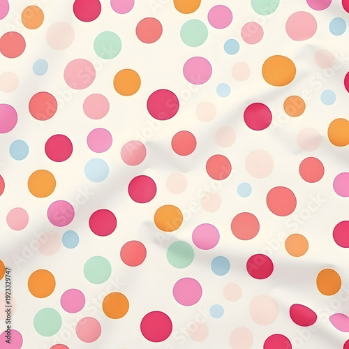 Vibrant watercolor circles on white background