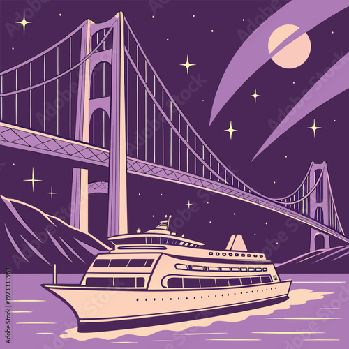 cruise ship in the sea