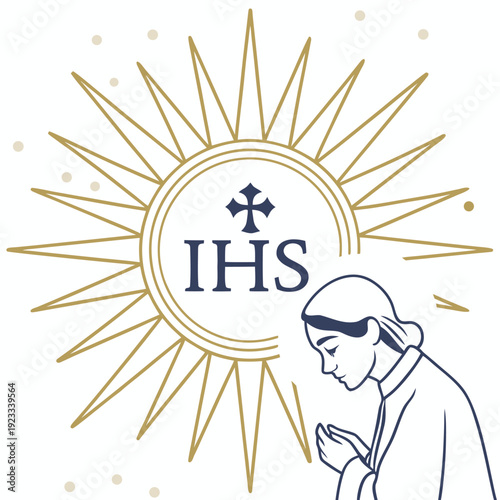 Simple Religious Illustration