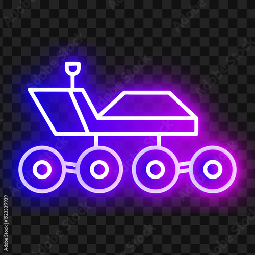 Neon Rover Vehicle Icon