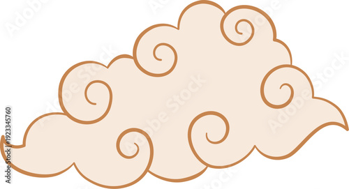 asian traditional cloud decoration