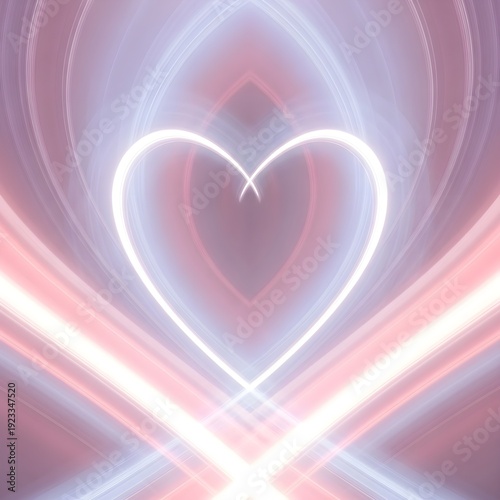 Generative AI, valentine_heart_background_008